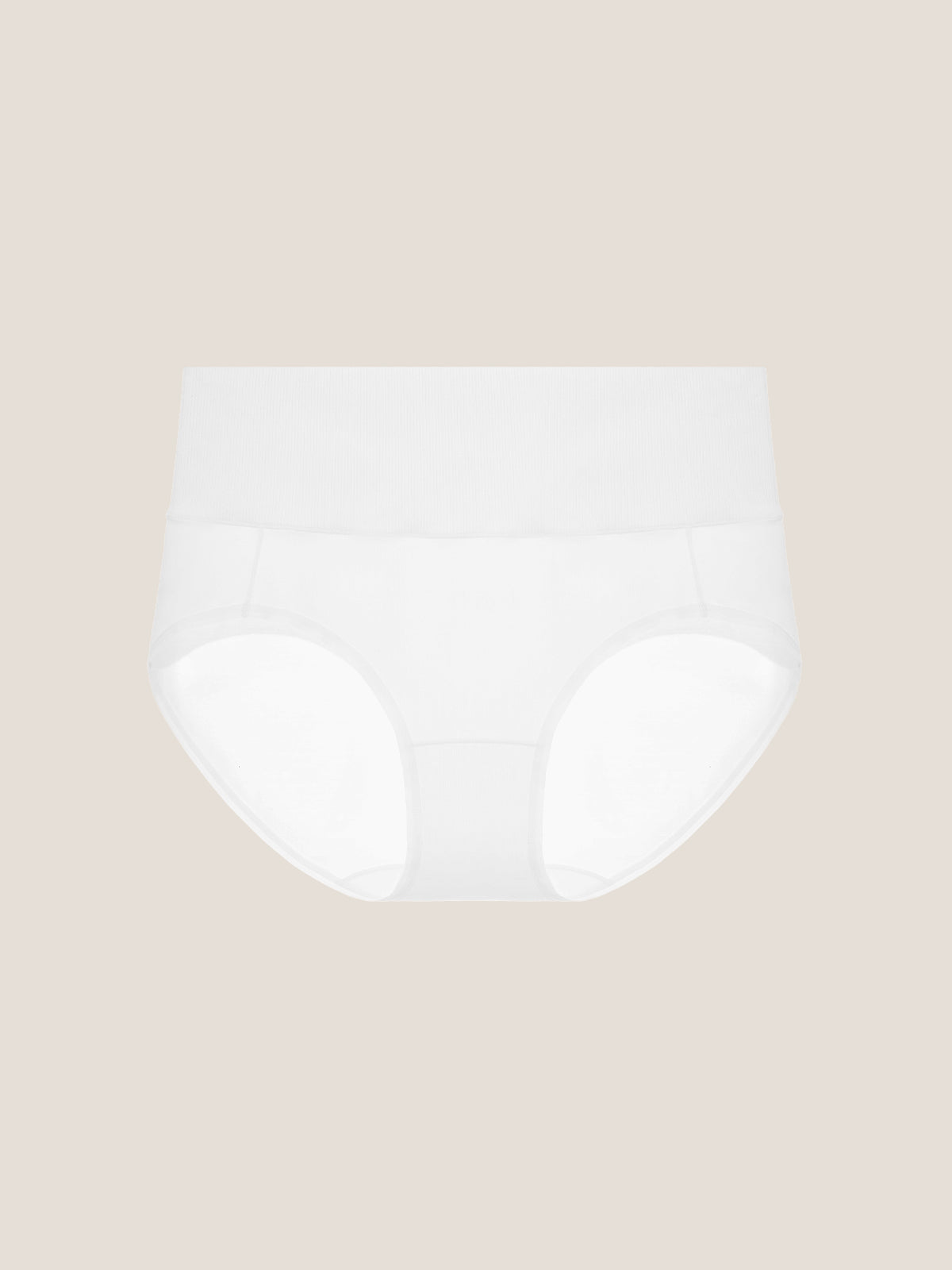 Pure Cotton Wide Elastic Band High-Waisted Brief (2-Pack)