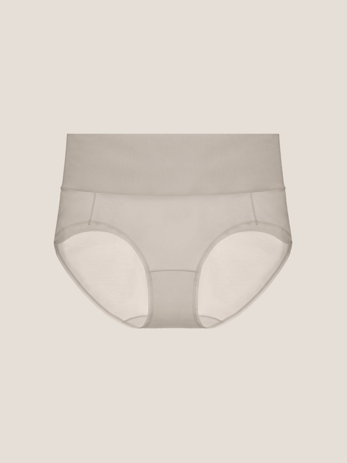 Pure Cotton Wide Elastic Band High-Waisted Brief (2-Pack)