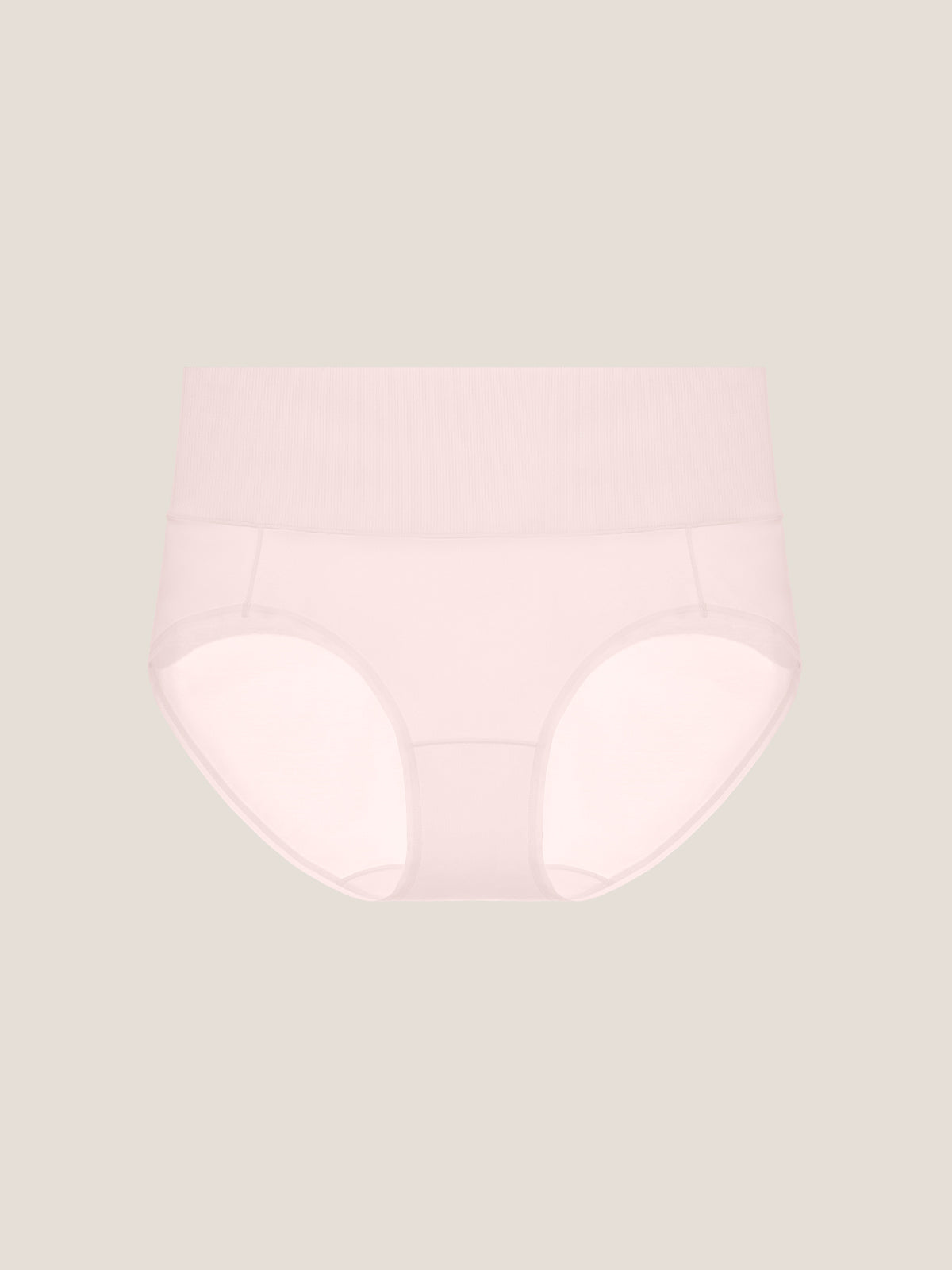 Pure Cotton Wide Elastic Band High-Waisted Brief (2-Pack)